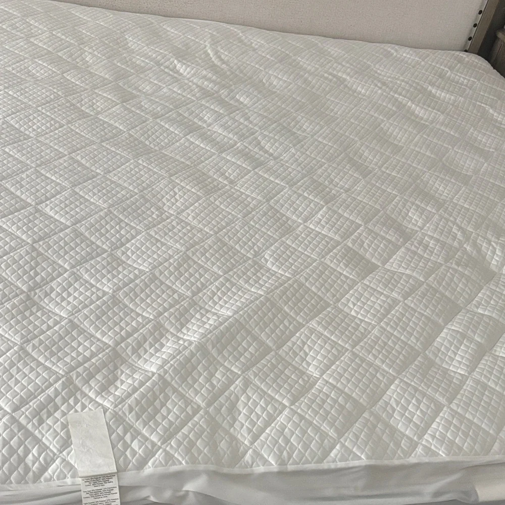 Elegant White Quilted Mattress Protector